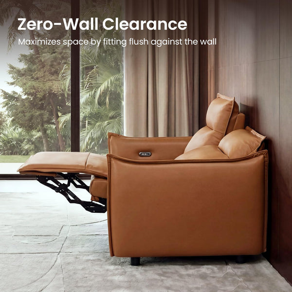 96" Power Recliner Sofa 3-Seater | Zero Gravity | Faux Leather | USB & Type-C