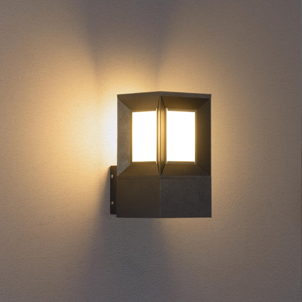 Waterproof Outdoor Wall Sconce – 11" Porch Light with E26 Bulb, 3000K Warm White
