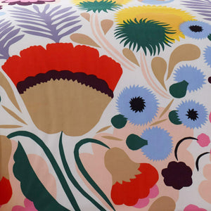 Cotton Floral Duvet Cover Set with Shams