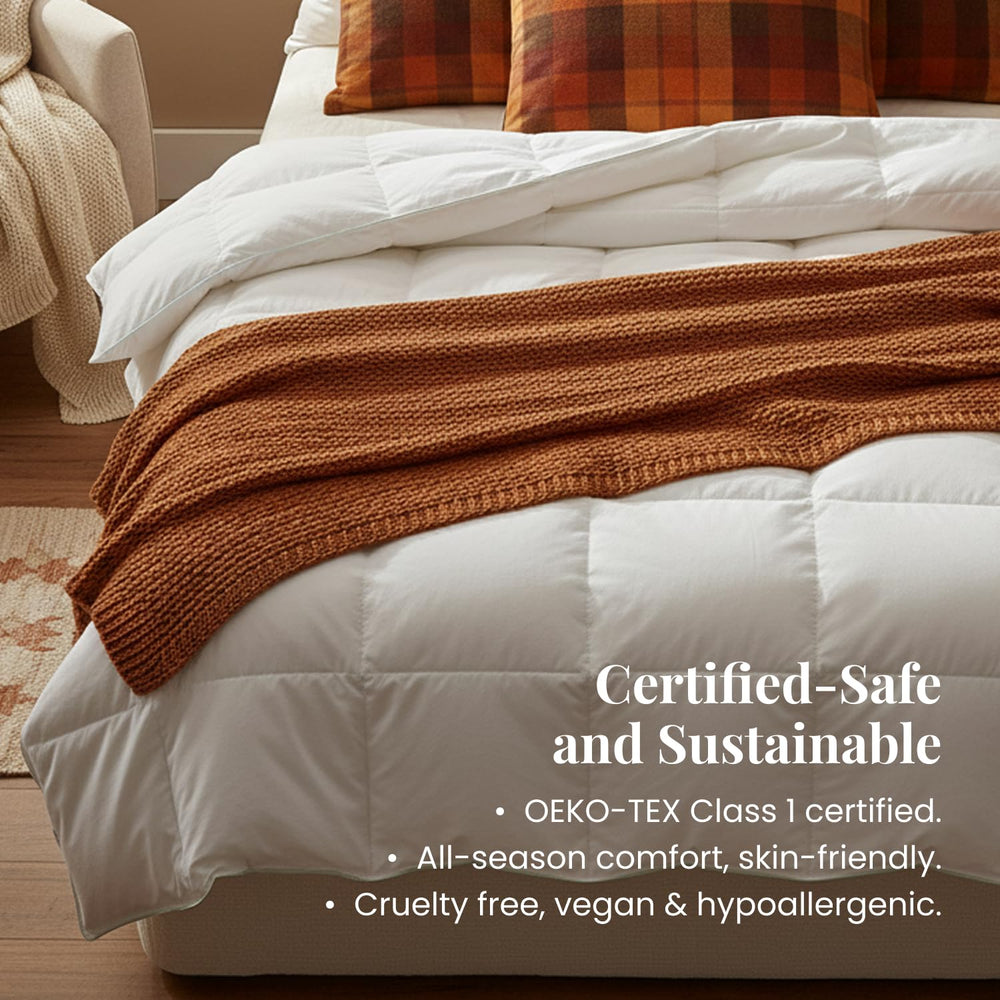 Hypoallergenic Autumn Duvet Insert – Down Alternative Comforter