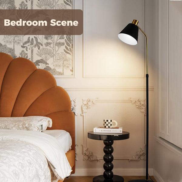 Dimmable LED Floor Lamp with Adjustable Height