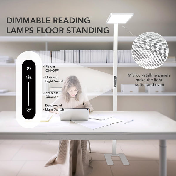 120W LED Floor Lamp – 10000LM Dimmable Standing Light