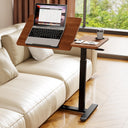 Pneumatic Height Adjustable Overbed Table with Wheels