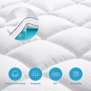 4-Inch Dual Layer Memory Foam Mattress Topper