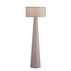 59" Tall Fabric Floor Lamp with Linen Shade