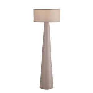 59" Tall Fabric Floor Lamp with Linen Shade
