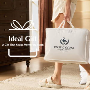 White Goose Down Comforter – All Season Duvet Insert