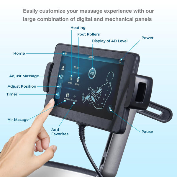 4D Massage Chair with Zero Gravity & SL-Track