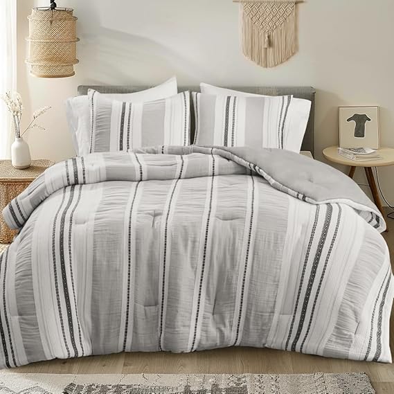 Cotton Comforter Set with Pillow Shams