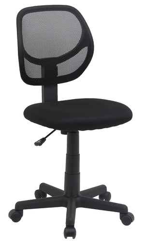 Low Back Mesh Office Chair with Adjustable Height & Swivel