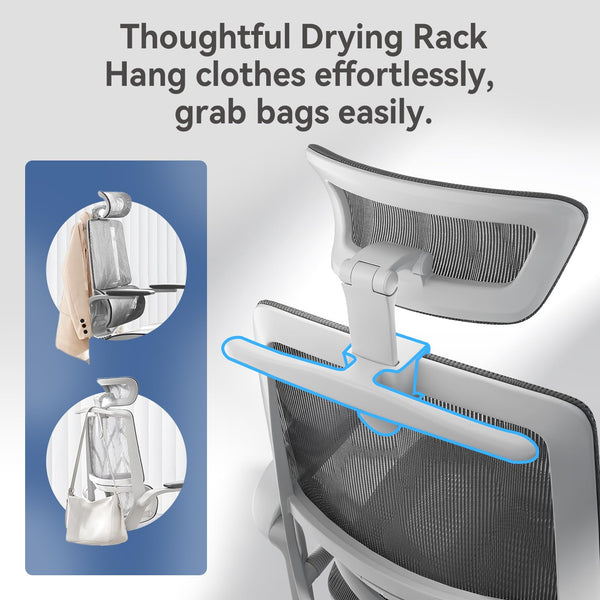Ergonomic Mesh Office Chair with 3D Flip-Up Armrests & Dual Back Support