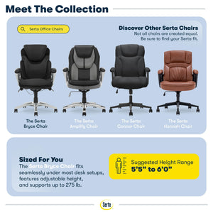 Executive Ergonomic Office Chair with Lumbar Support
