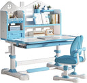 Kids Height-Adjustable Desk and Chair Set