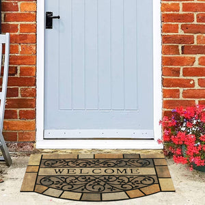 Rubber Outdoor Doormat with Non-Slip Backing