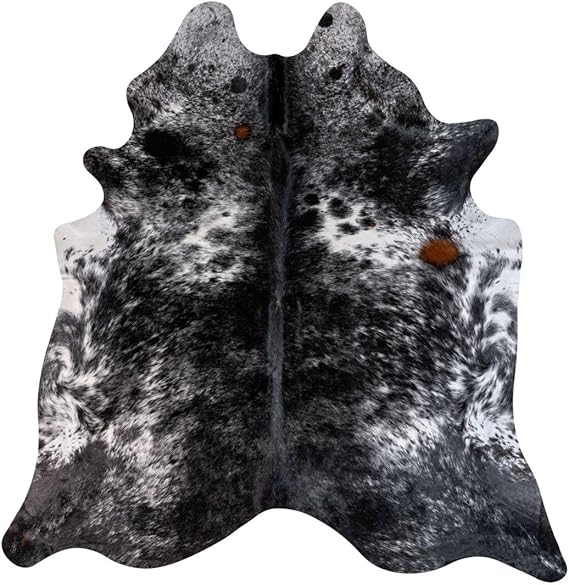 Genuine Cowhide Area Rug – 7 x 6 ft