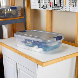 Clear Storage Totes with Snap-Fit Lids – Multi-Size Packs