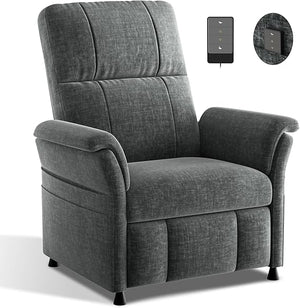Electric Power Recliner Chair with Remote & Footrest