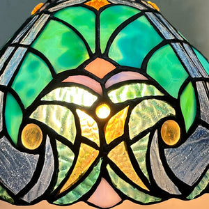 Tiffany Stained Glass Pendant Light – Sea Green