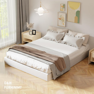 7-Inch Heavy Duty Metal Box Spring with Fabric Cover & Tool-Free Assembly