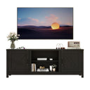 Modern Farmhouse TV Stand with Storage Cabinet