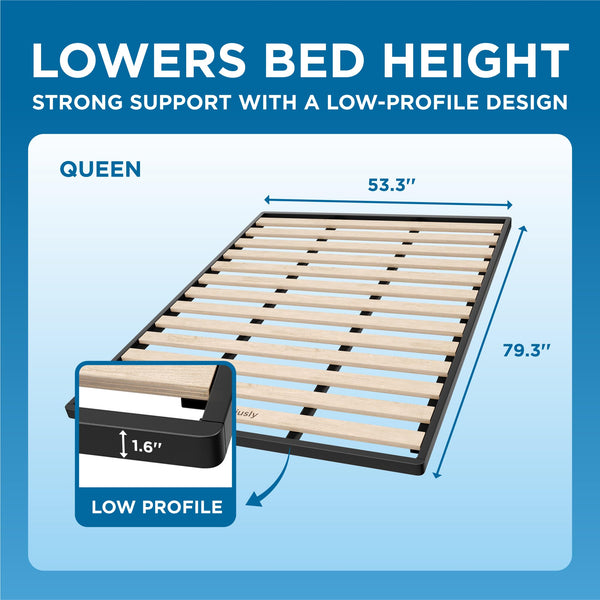 Bunkie Board Bed Support Board — Low Profile Box Spring Replacement