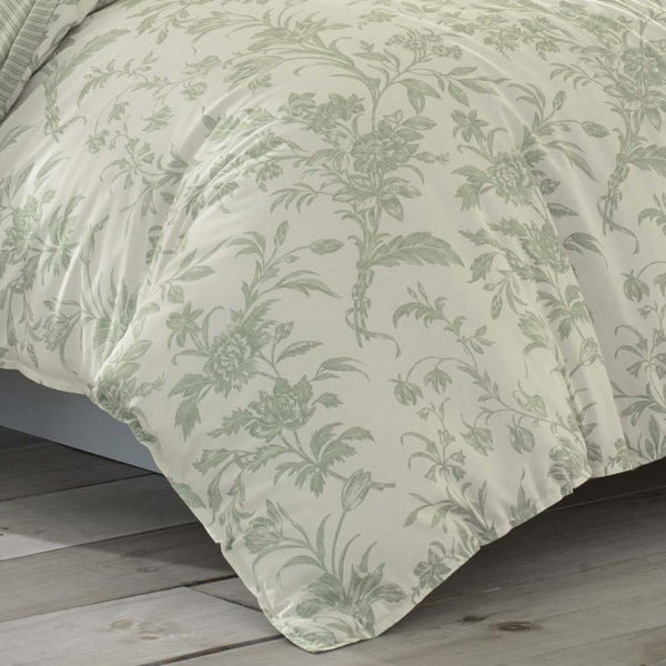 Floral Cotton Duvet Cover Set with Matching Shams