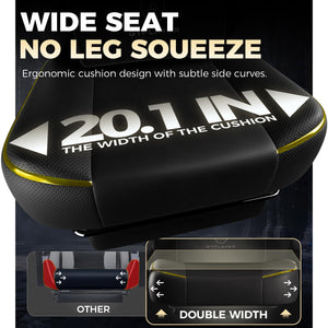 Gaming Chair with Footrest, High Back, 350 lbs Capacity