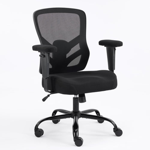 Ergonomic Mesh Office Chair with Lumbar Support & Adjustable Armrests
