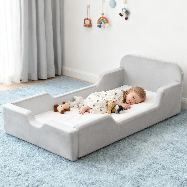 Toddler Floor Bed Full Foam with Removable Washable Cover