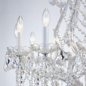 K9 Crystal Maria Theresa Chandelier – 12 or 24 Light, Gold or Silver