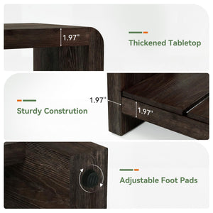 Solid Wood Entryway Bench with Shoe Storage