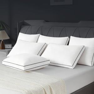Hotel Collection Down Pillow Set of 2 – Soft Medium Firm Support