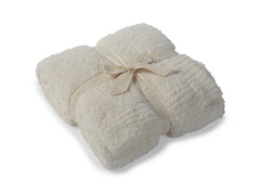 CozyChic Knit Throw Blanket 54"x72" — Cream