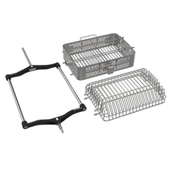 Rotisserie Basket Accessory Kit for Ceramic Grill and Smoker