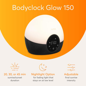 Sunrise Sunset Alarm Clock with Bedside Lamp & Sleep Sounds