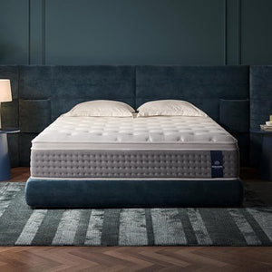 Queen Hybrid Mattress – Gel Memory Foam & Pocketed Coils, Euro Top, Medium Plush