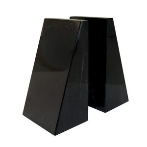 Polished Marble Triangular Bookends
