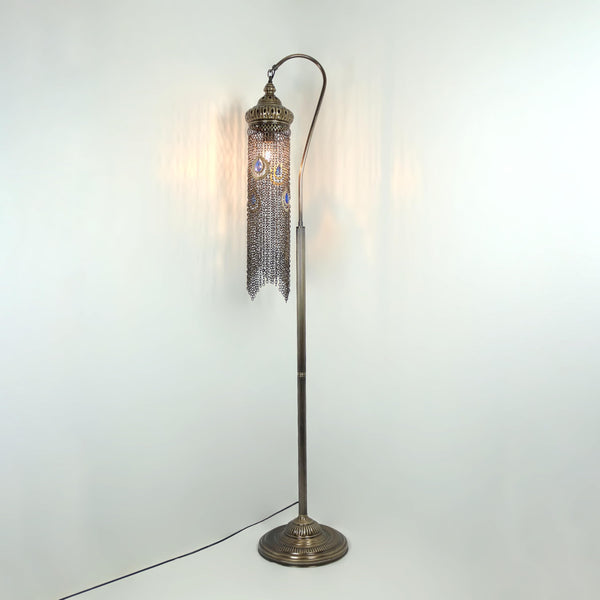 Boho Turkish Floor Lamp – Tall Moroccan Standing Lamp