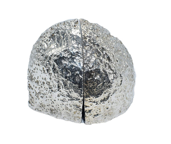 Agate Geode Bookends – Pink Silver Electroplated