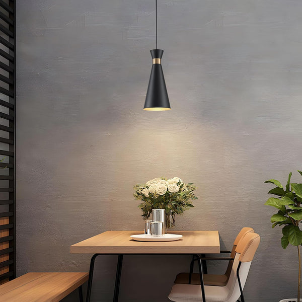Mini Pendant Lights for Kitchen Island – Black Gold & White