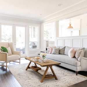 2-Tier Solid Wood Farmhouse Coffee Table