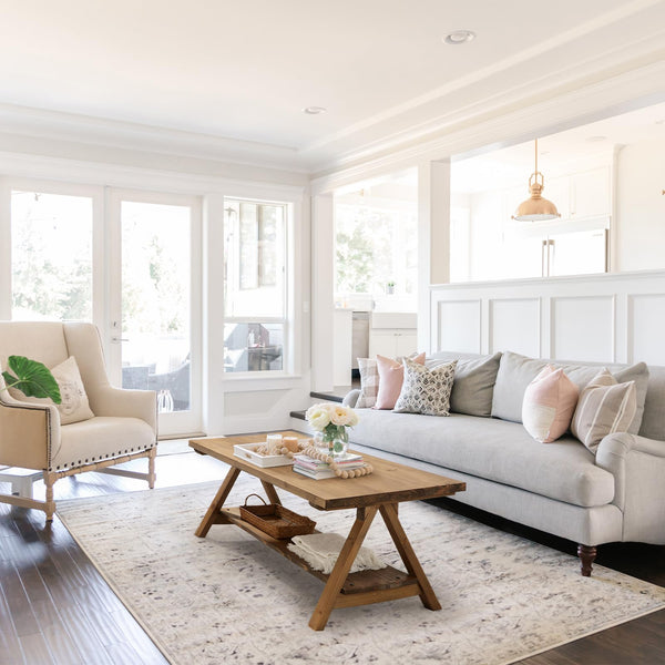 2-Tier Solid Wood Farmhouse Coffee Table