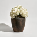 Brown Ceramic Oval Vase – Farmhouse & Zen Décor