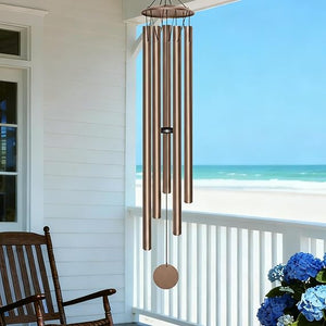 65-Inch Extra Large Outdoor Wind Chimes – Deep Tone Aluminum