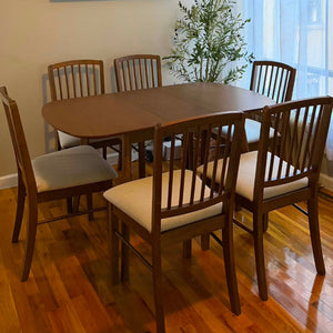 ACTU Extendable Dining Table Set for Small Spaces (Seats 4–6)