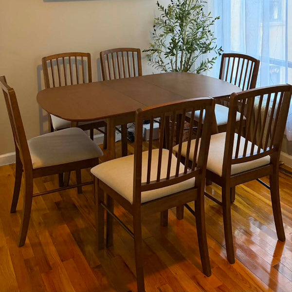 ACTU Extendable Dining Table Set for Small Spaces (Seats 4–6)