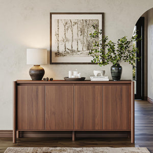 Mid Century Sideboard Buffet Cabinet 59 Inch