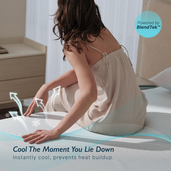 3-Inch Cooling Mattress Topper with Breathable Foam & Washable Cover