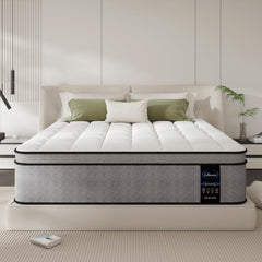 12 Inch Twin XL Hybrid Mattress – Medium Firm, Memory Foam, No Fiberglass