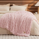 Faux Fur Throw Blanket – Double-Sided Plush 50"x60"